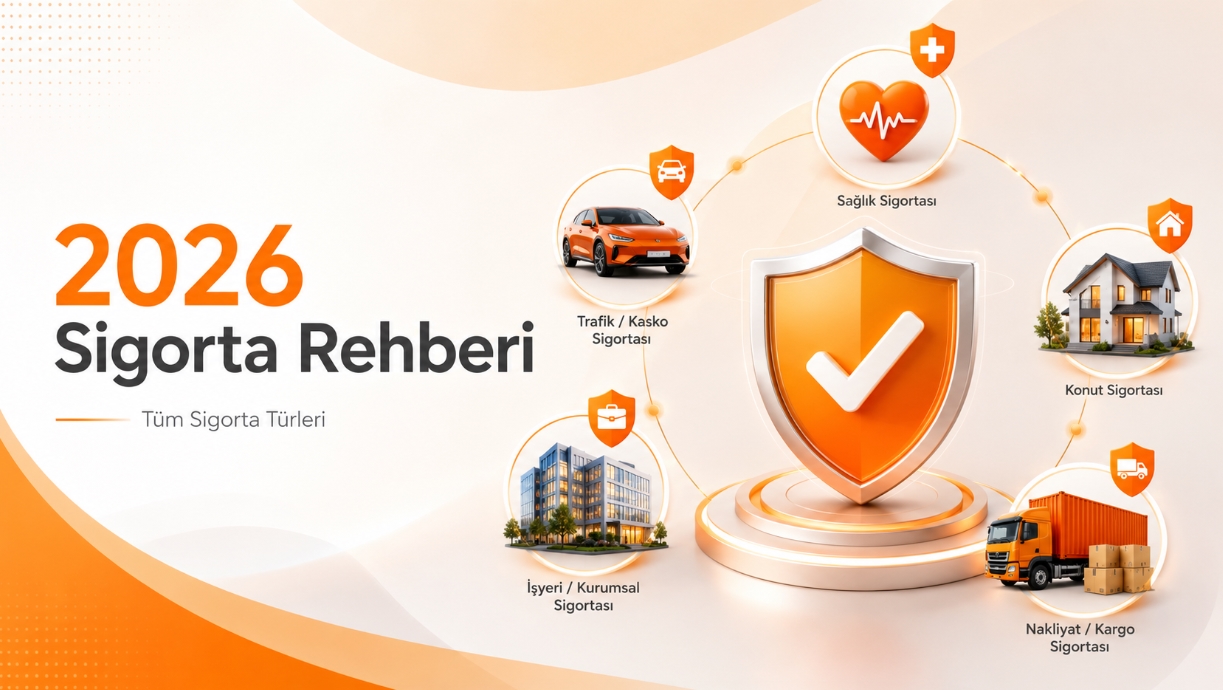 2026 Sigorta Rehberi Türkiye'de Yapılabilecek Tüm Sigortalar, Fiyatları ve Online Başvuru Yolları