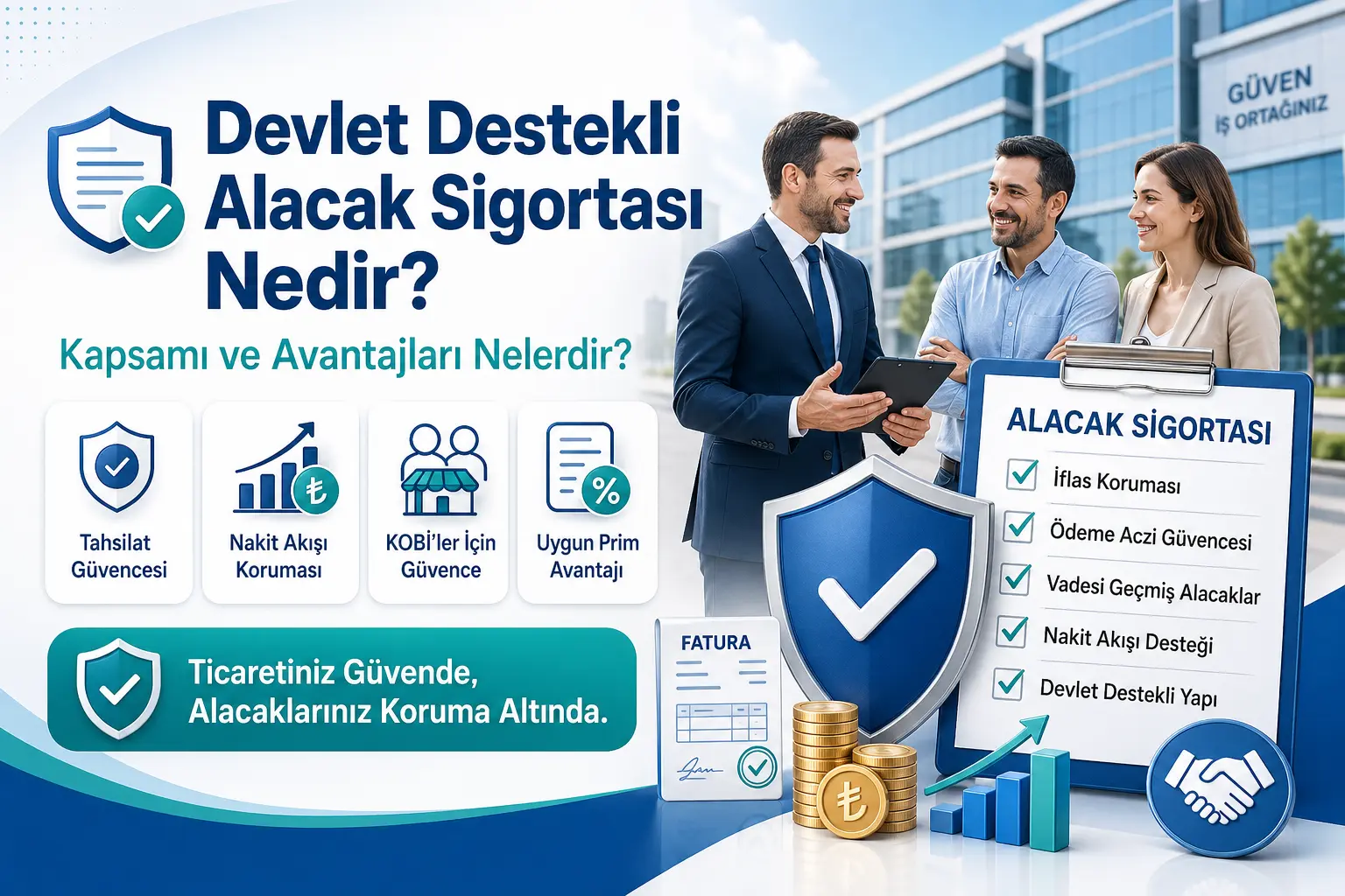 Devlet Destekli Alacak Sigortası Nedir? Kapsamı ve Avantajları Nelerdir?