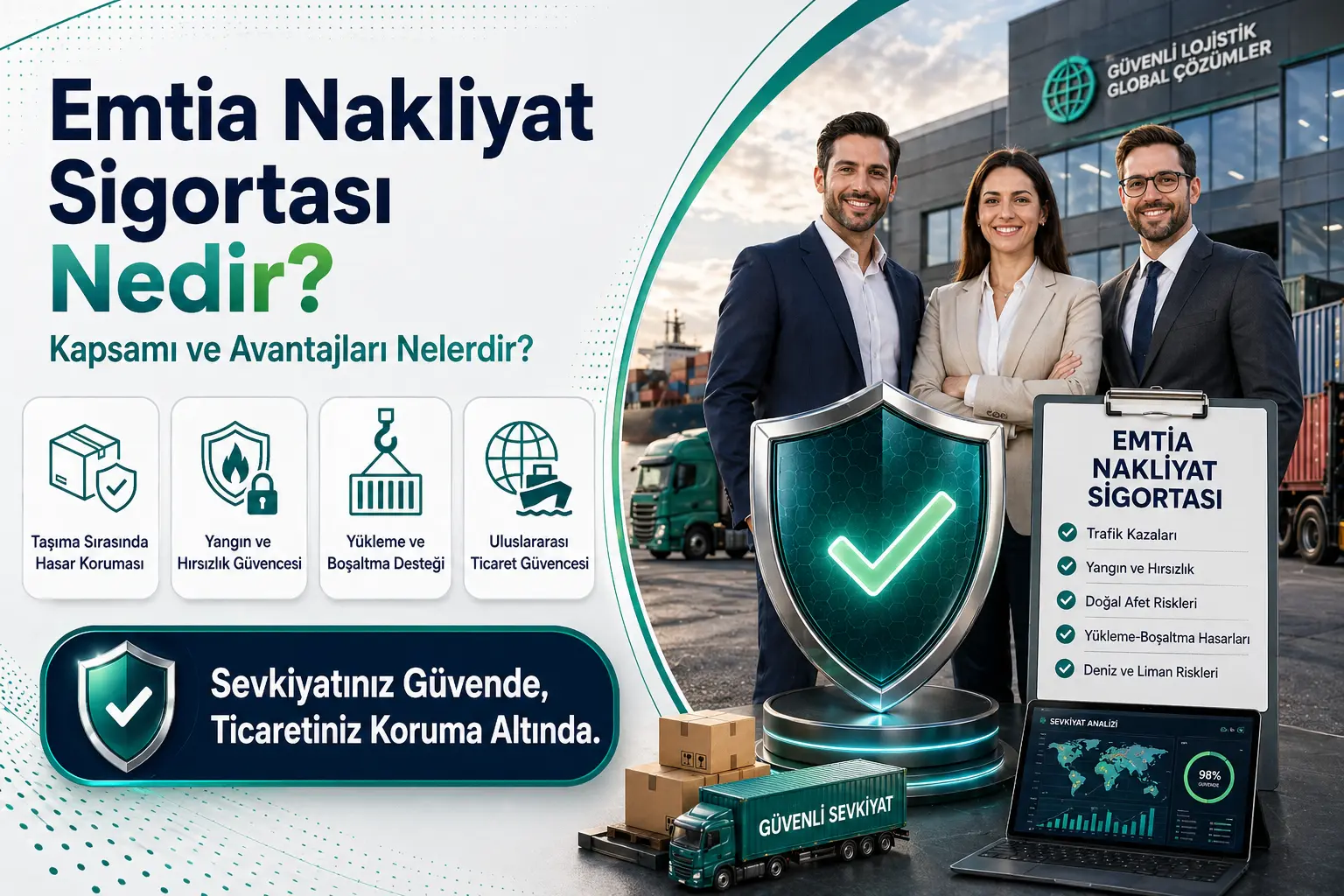 Emtia Nakliyat Sigortası Nedir? Kapsamı ve Avantajları Nelerdir?