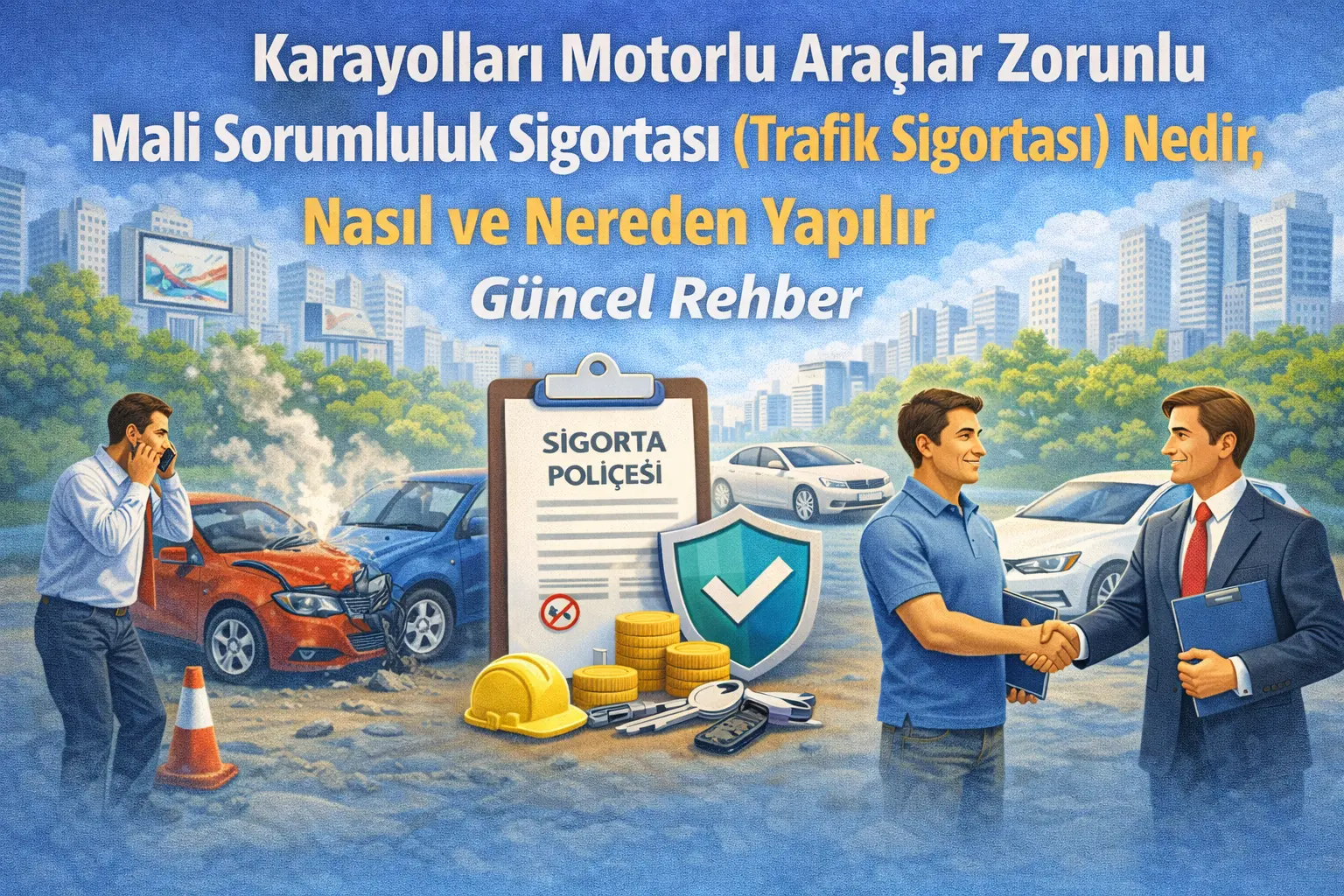 Karayolları Motorlu Araçlar Zorunlu Mali Sorumluluk Sigortası (Trafik Sigortası) Nedir, Nasıl ve Nereden Yapılır Güncel Rehber