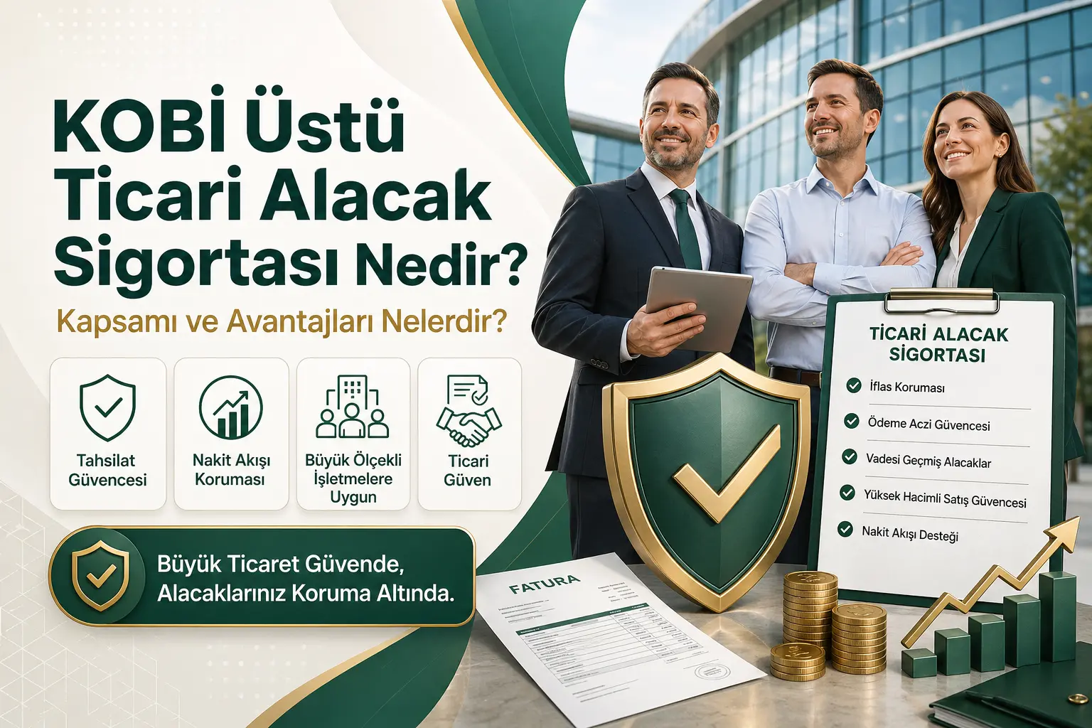 KOBİ Üstü Ticari Alacak Sigortası Nedir? Kapsamı ve Avantajları Nelerdir?