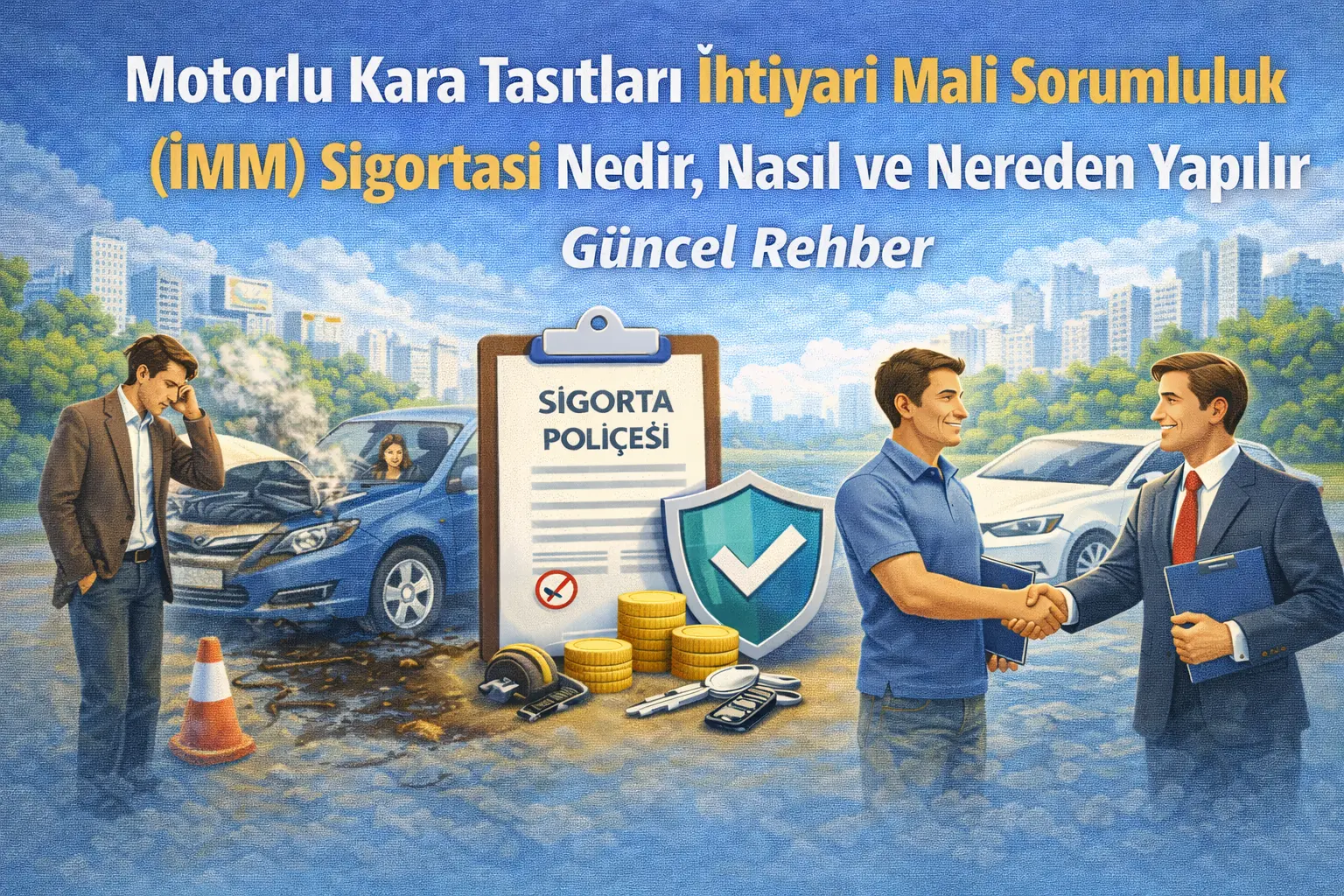 Motorlu Kara Taşıtları İhtiyari Mali Sorumluluk (İMM) Sigortası Nedir, Nasıl ve Nereden Yapılır Güncel Rehber