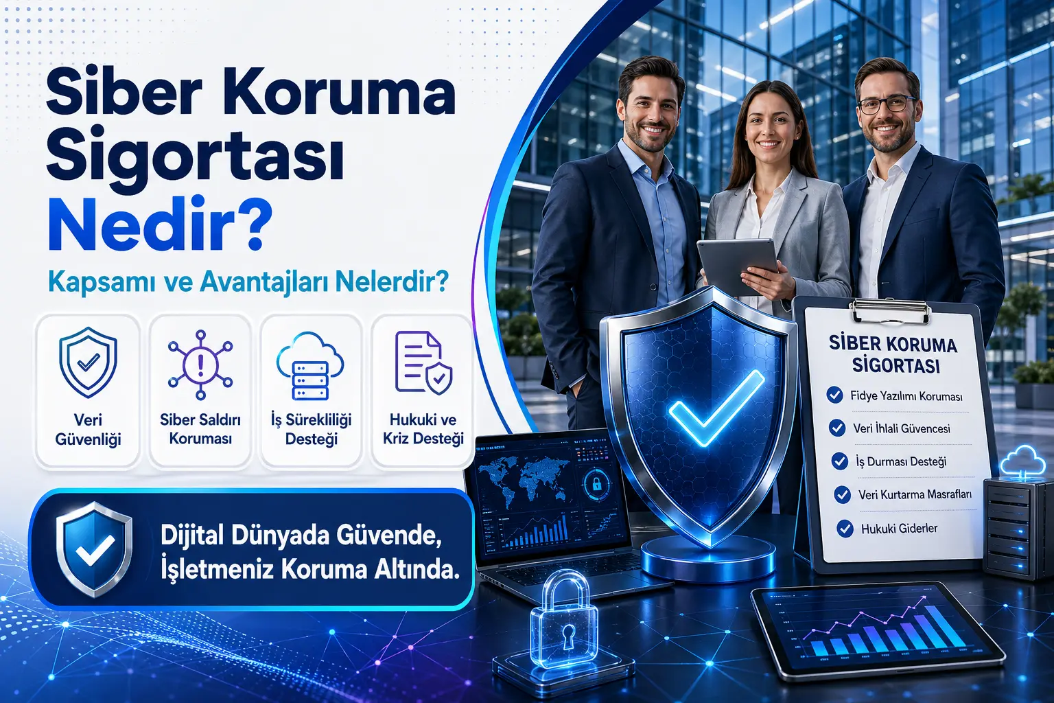 Siber Koruma Sigortası Nedir? Kapsamı ve Avantajları Nelerdir?
