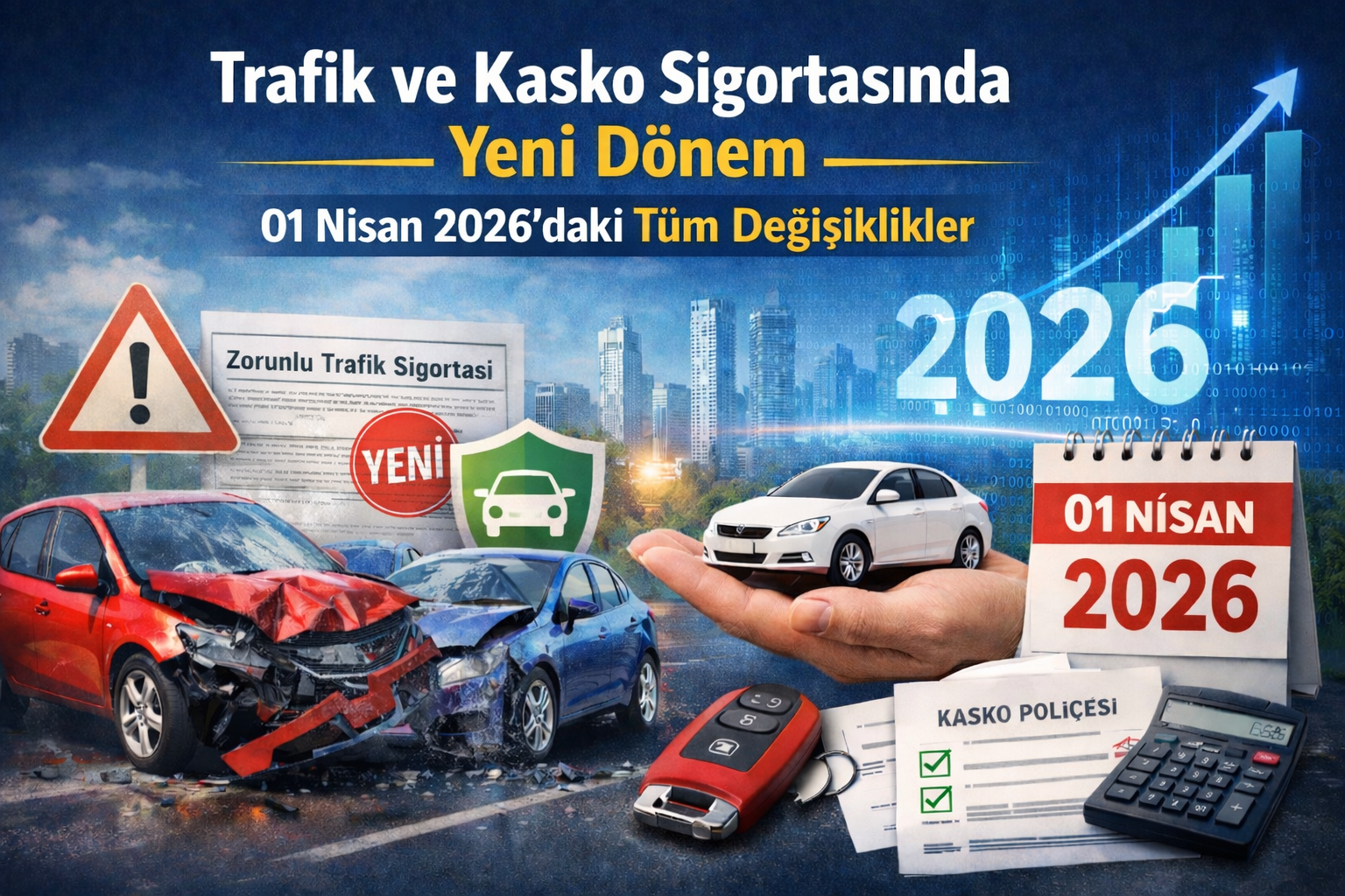 Trafik ve Kasko Sigortasında Yeni Dönem 01 Nisan 2026: Tüm Değişiklikler